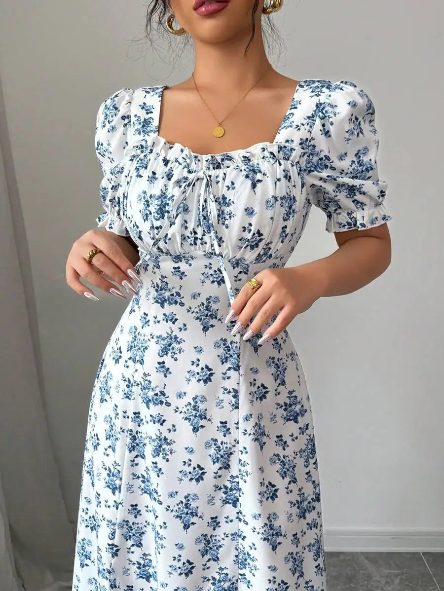 Women's Summer Maxi Dress Elegant Casual