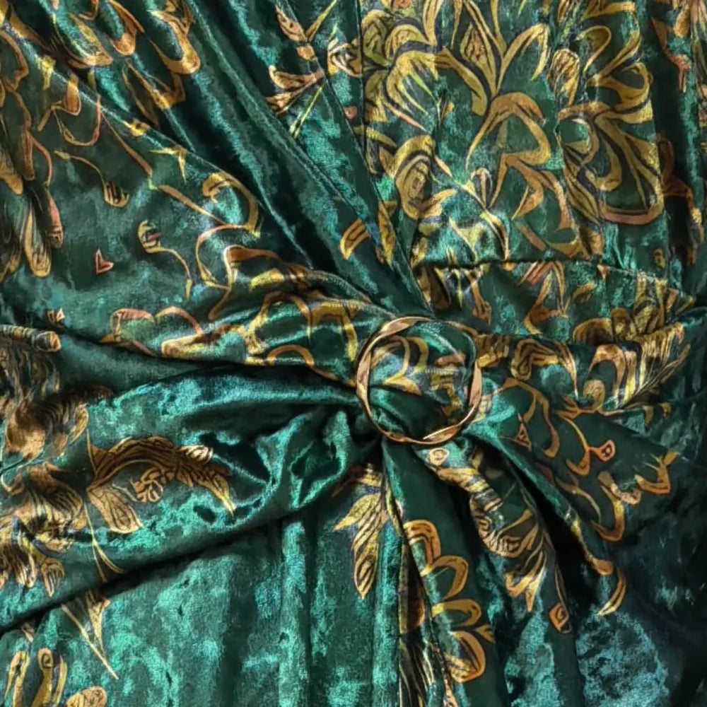 Women's Sunflower Print Maxi Dress Deep
